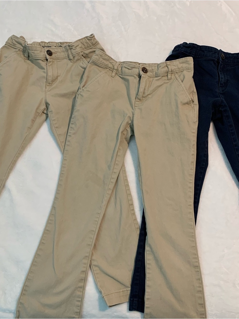 Old Navy Kids Chino Pants in Khaki and Navy